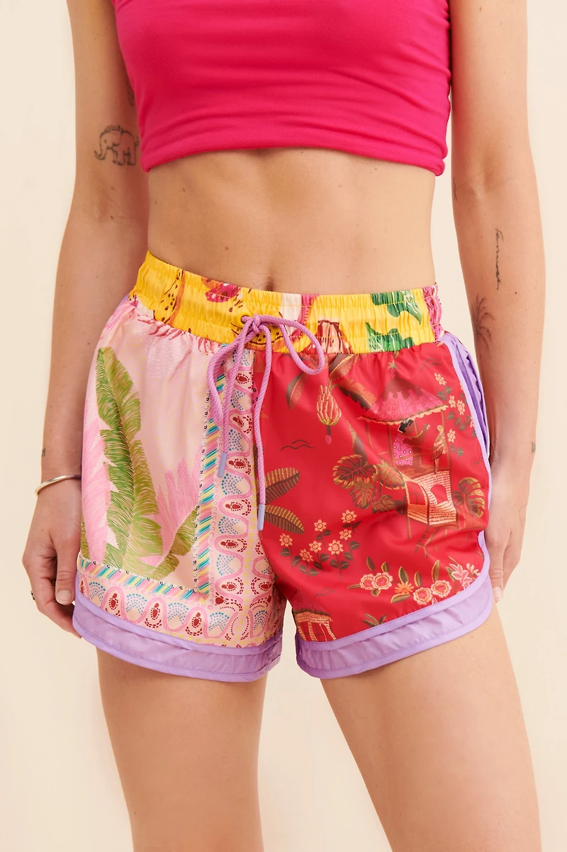 FARM Rio Mixed Scarves Shorts