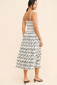 Hutch Plissé Floral Dress