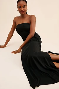 Sandwashed Strapless Maxi Dress