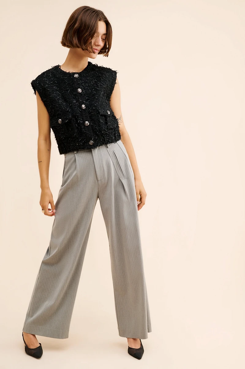 ASTR the Label Pedrine Wool Blend Vest