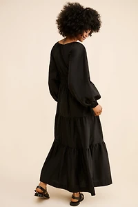 The Somerset Maxi Dress: Puff-Sleeved Edition