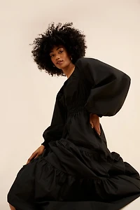 The Somerset Maxi Dress: Puff-Sleeved Edition