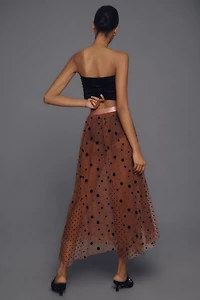 Maeve Sheer Tulle Maxi Skirt