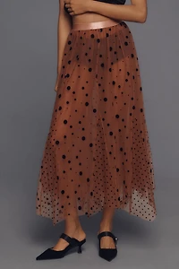 Maeve Sheer Tulle Maxi Skirt