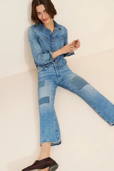 Edwin Kali Ankle Patchwork Jeans