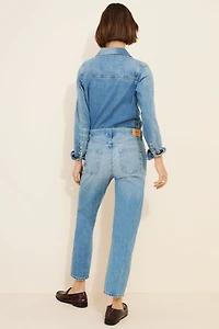 Edwin Kali Ankle Patchwork Jeans