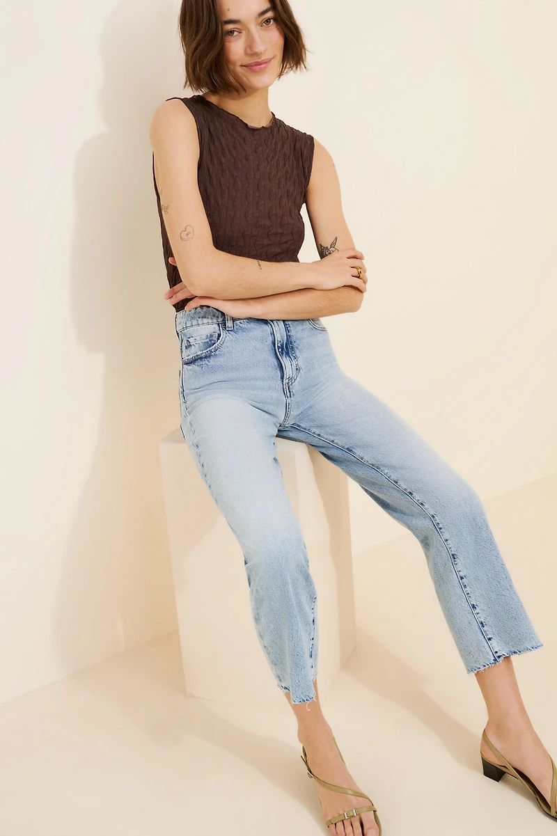 Icon Denim Jill Straight Leg Jeans