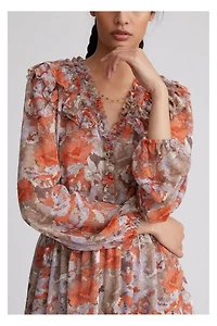 Current Air Ruffle Layered Mini Dress