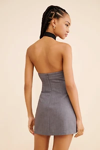 If By Sea Tie Mini Dress