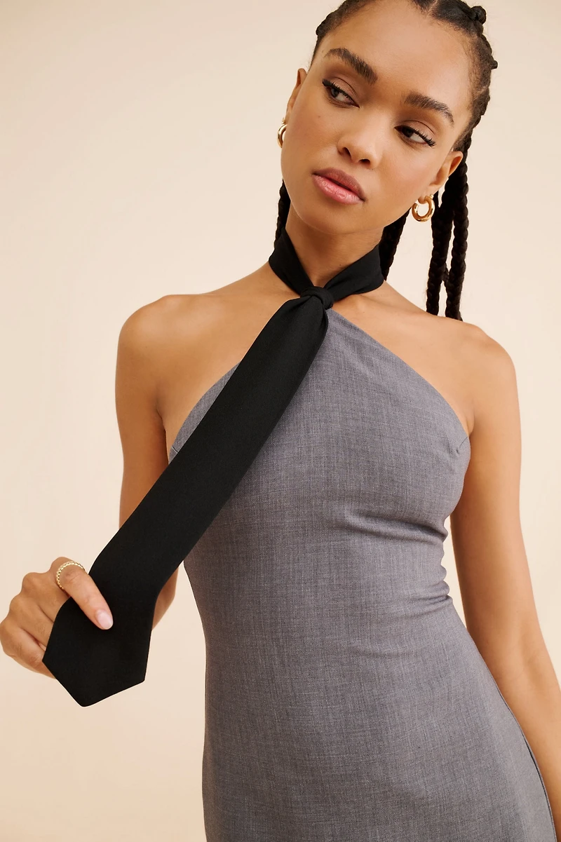 If By Sea Tie Mini Dress