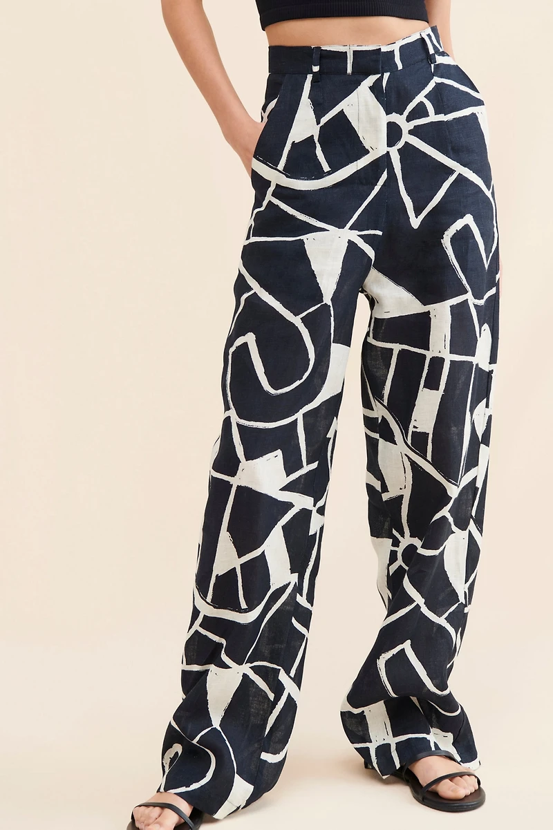 Summer Away Montauk Linen Trousers