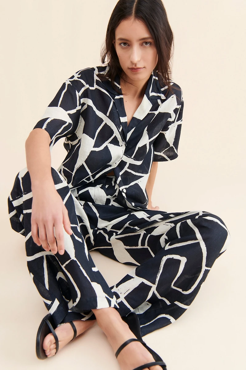 Summer Away Montauk Linen Trousers