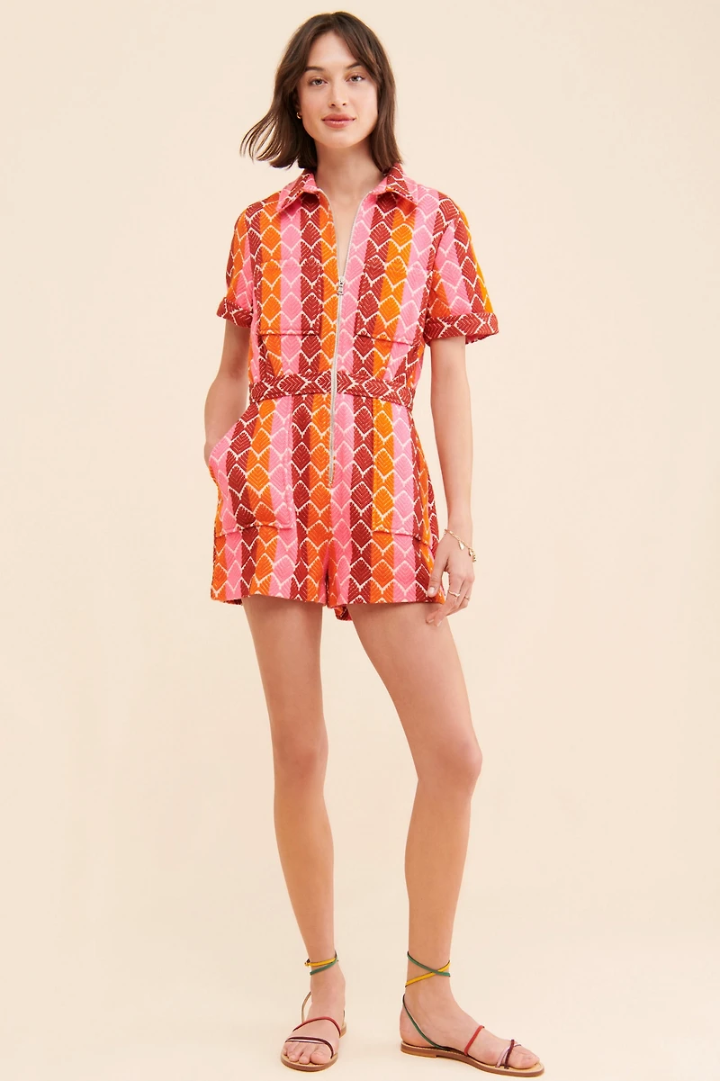 Saylor Nuala Knit Romper