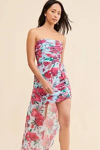 Hutch Icy Garden Floral Hi-Low Dress