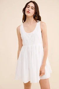 Rachel Antonoff Eliana Bow Appliqué Mini Dress