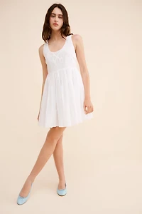 Rachel Antonoff Eliana Bow Appliqué Mini Dress