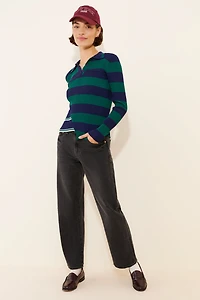 Pistola Lexi Bowed Wide Leg Jeans