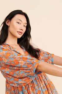 SUNDRY Floral Shift Dress