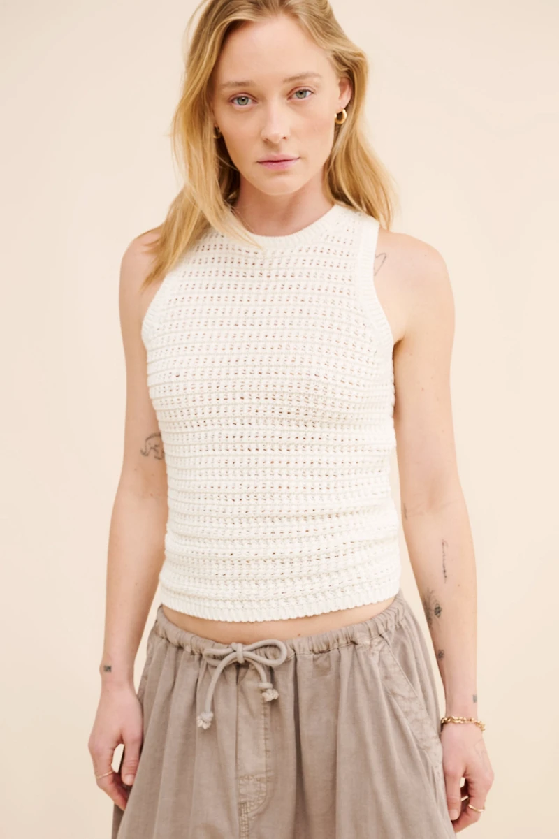 Madewell Portman Crochet Tank Top