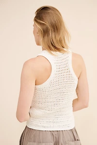 Madewell Portman Crochet Tank Top