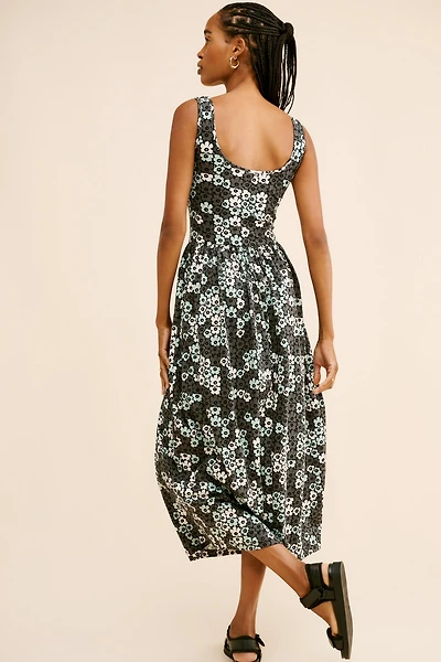 Marimekko Dekadi Unikko Jersey Midi Dress
