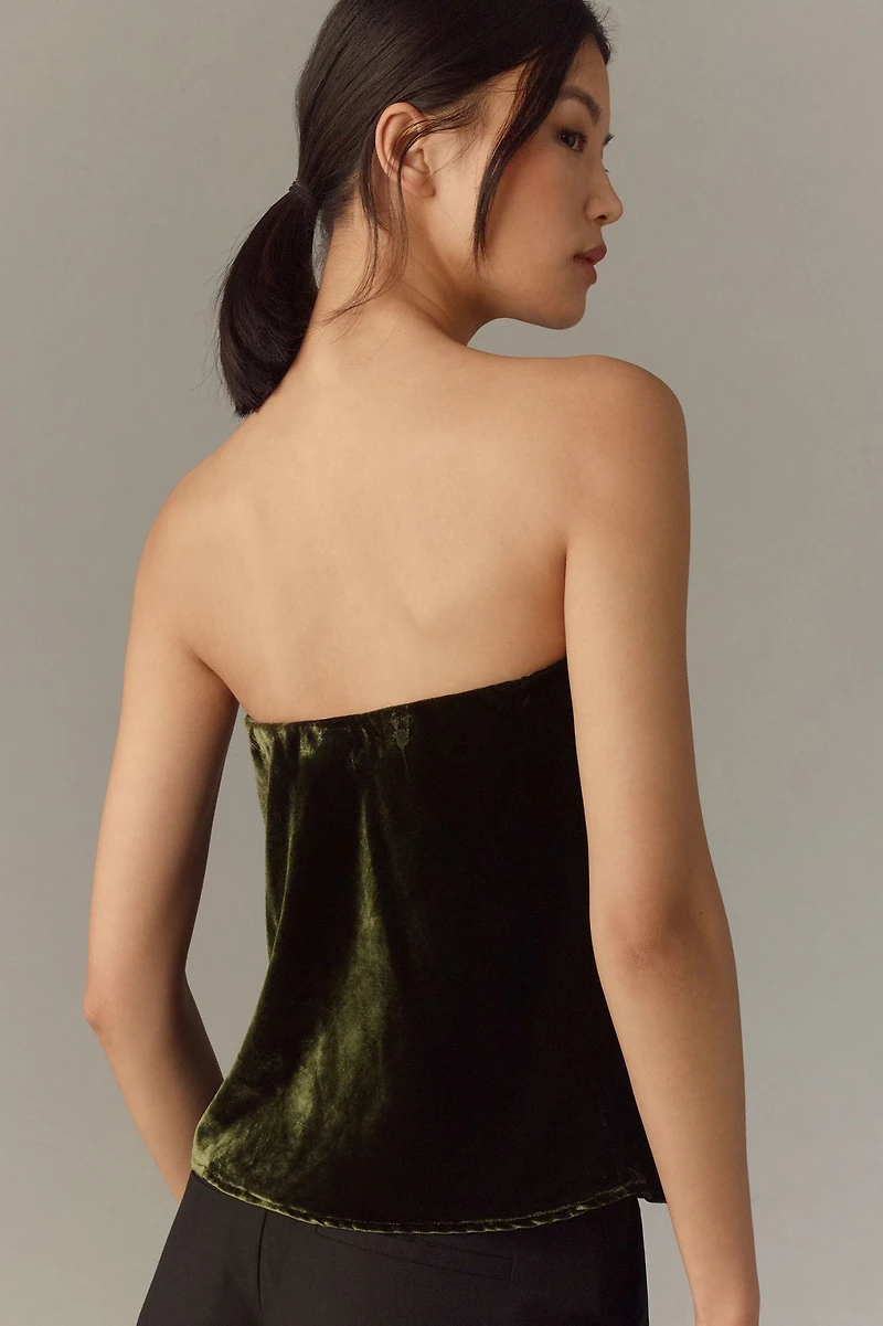 Velvet Tube Top