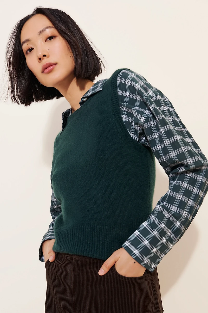 Alex Mill Erin Cashmere Sweater Vest