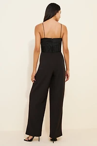 AMUR Quindell Rosette Jumpsuit