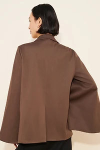 Mare Double Breasted Cape Blazer