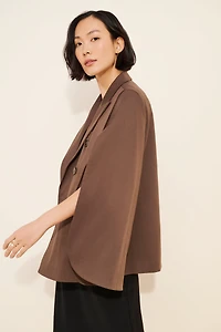 Mare Double Breasted Cape Blazer