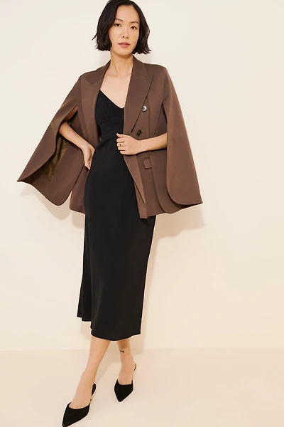 Mare Double Breasted Cape Blazer