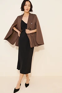 Mare Double Breasted Cape Blazer