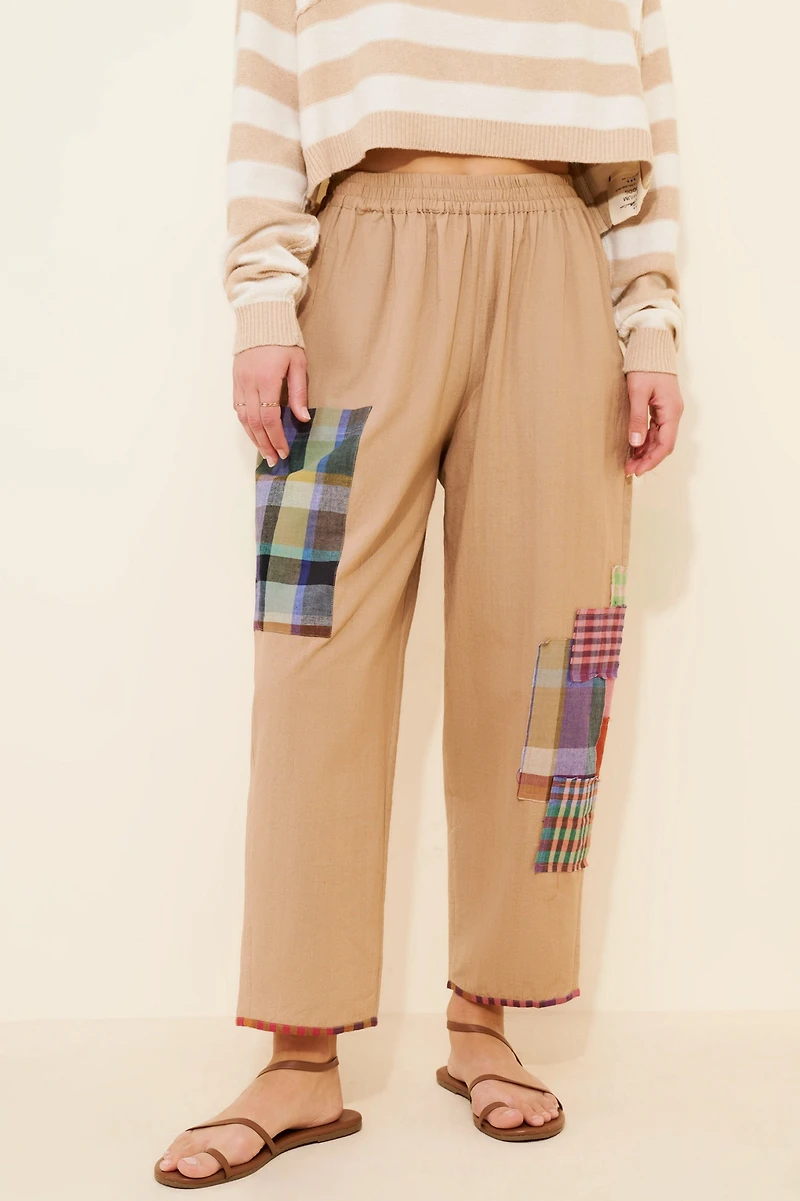Rujuta Sheth Collage High-Rise Pants