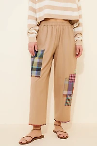 Rujuta Sheth Collage High-Rise Pants