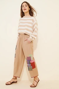 Rujuta Sheth Collage High-Rise Pants