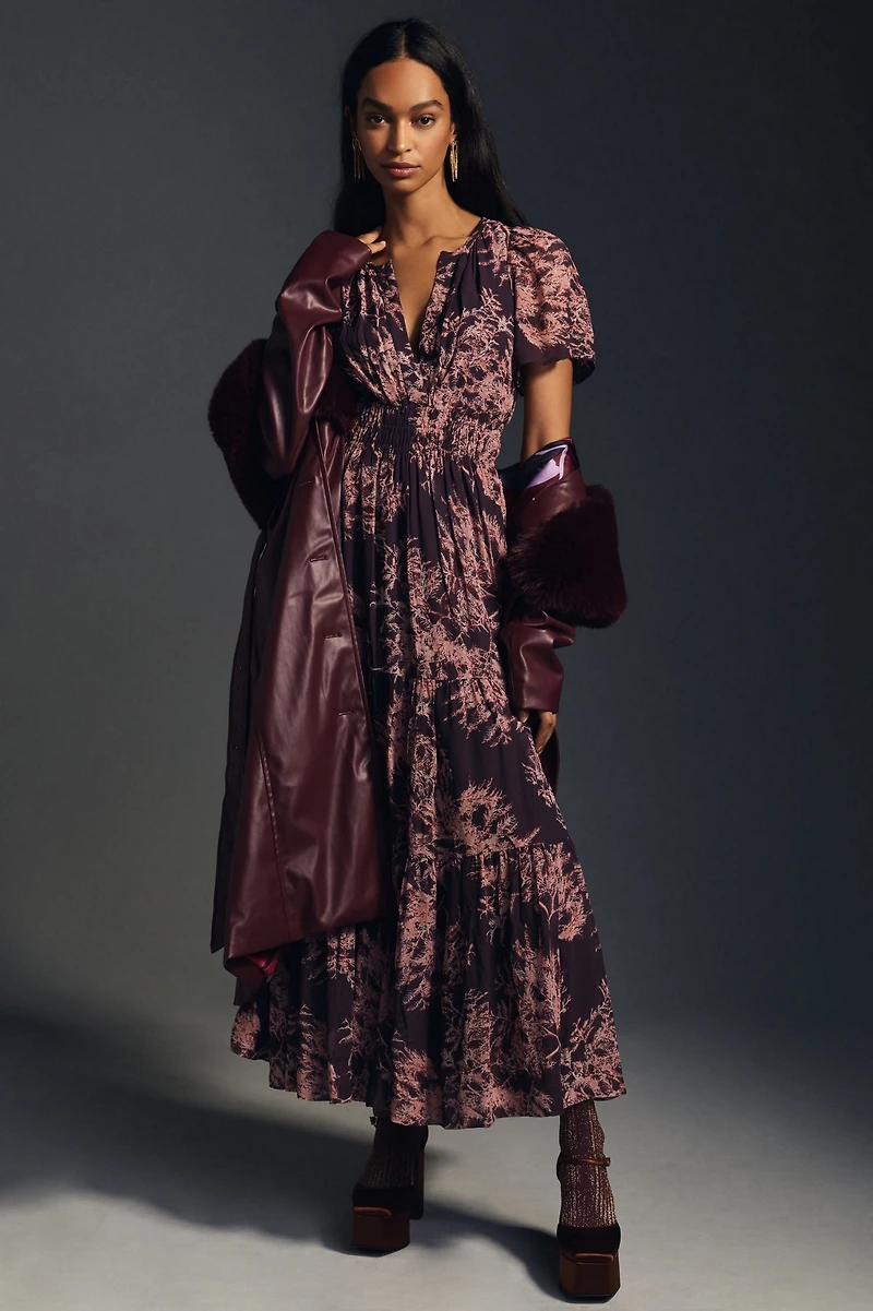 The Somerset Chiffon Maxi Dress
