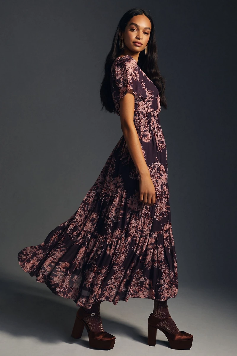The Somerset Chiffon Maxi Dress