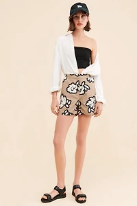 Dhruv Kapoor Floral Cargo Shorts