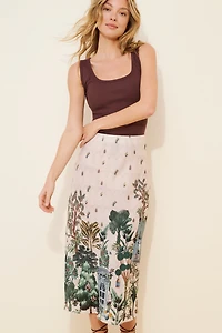 Ranna Gill Windows On The World Slip Skirt
