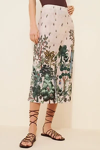 Ranna Gill Windows On The World Slip Skirt