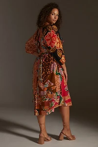 Geisha Designs Collage Midi Dress