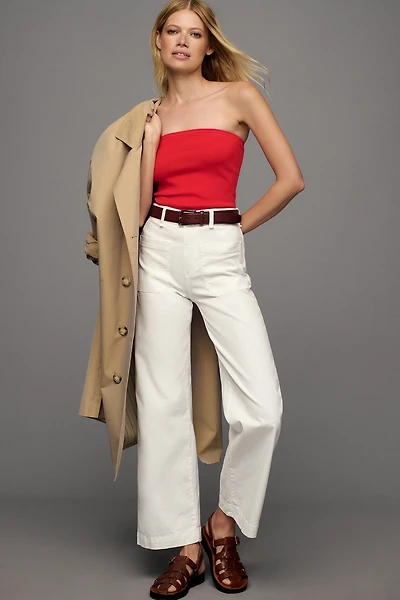 Maeve Ribbed Sweater Tube Top