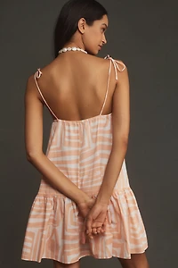 Maeve Sleeveless Flounce Swing Mini Dress