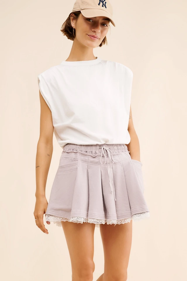 exquise short-sleeve twofer mini dress Short-Sleeve Twofer Mini Dress
