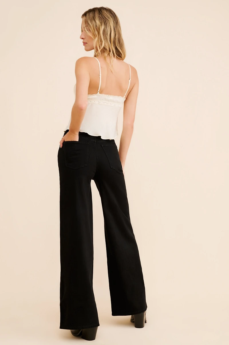 DL1961 Hepburn Wide Leg High Rise Vintage Jeans