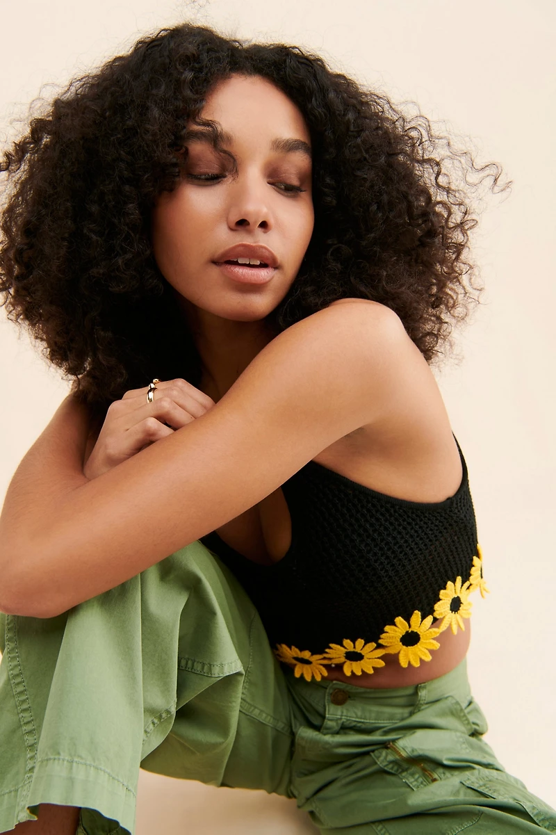 Agua Bendita Brit Crop Top