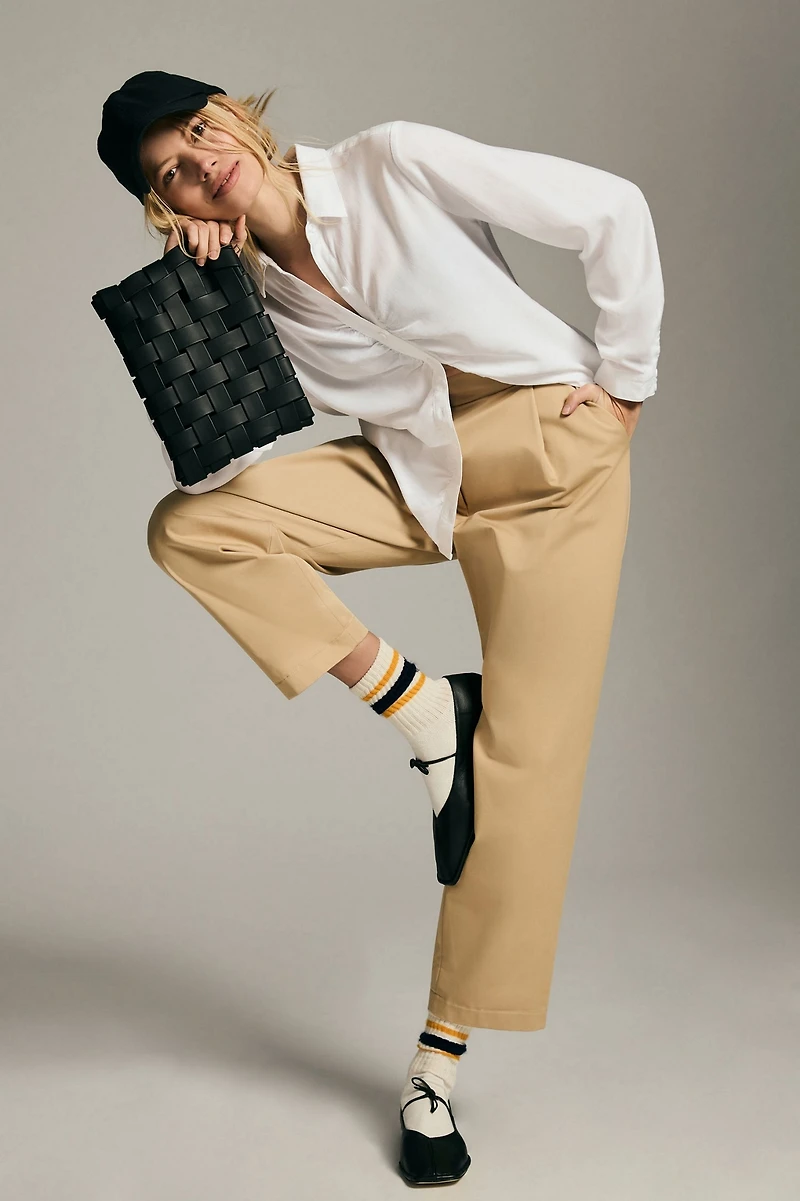 Cloth & Stone Shirred Buttondown Shirt