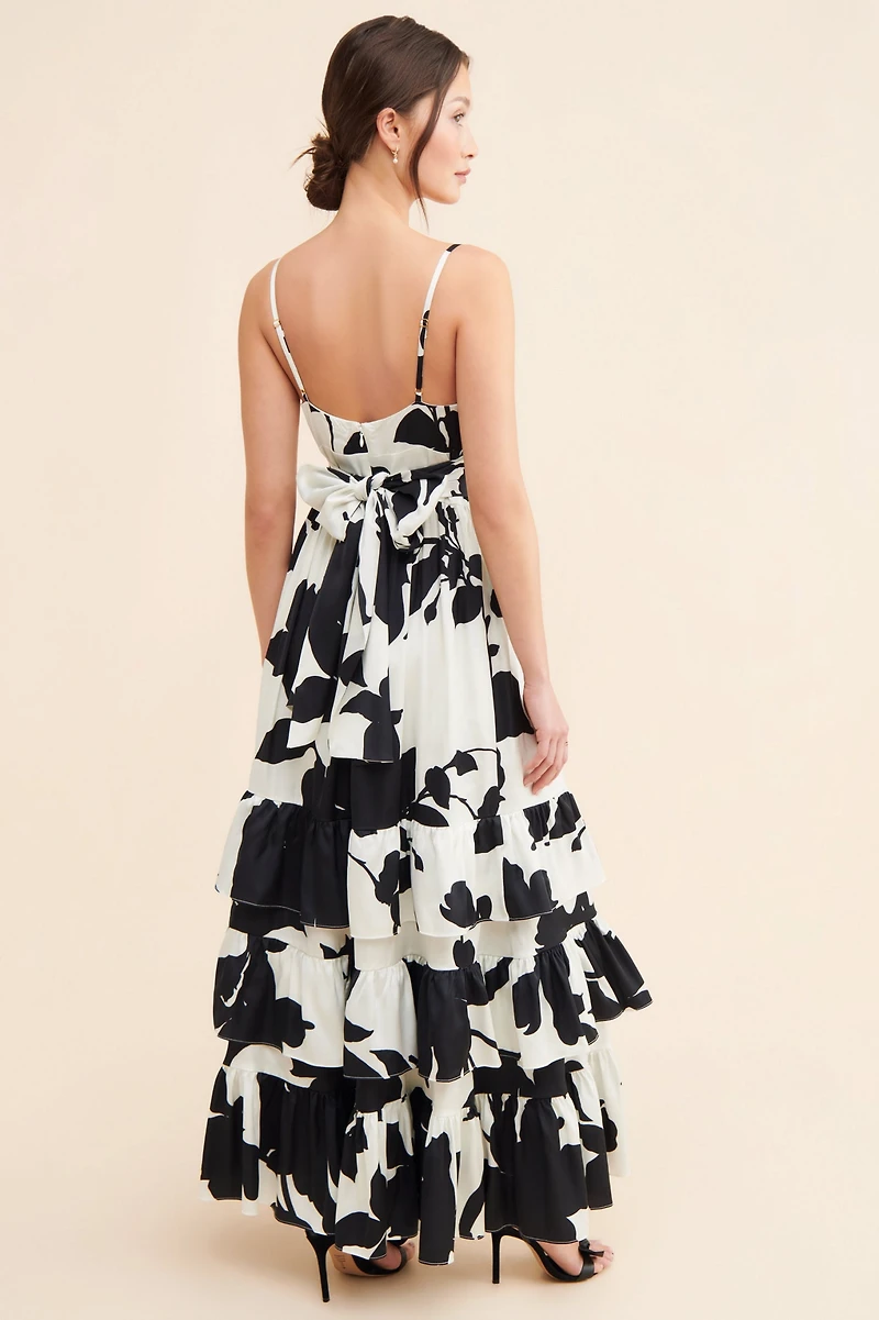 Hutch Satin Sleeveless Maxi Dress