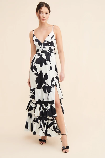 Hutch Satin Sleeveless Maxi Dress