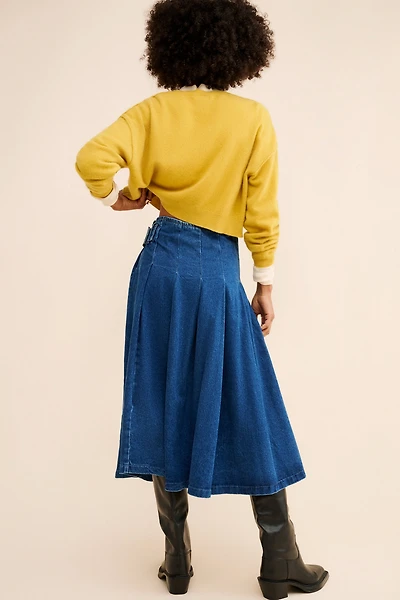 Warp + Weft Las Pleated Skirt